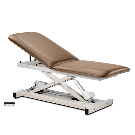 Open Base Power Table with Adjustable Backrest