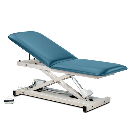 Open Base Power Table with Adjustable Backrest