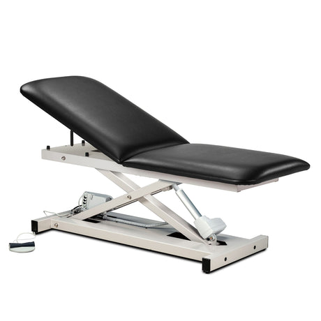Open Base Power Table with Adjustable Backrest