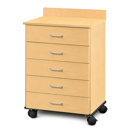 Mobile Treatment Cabinet with 5 Drawers
