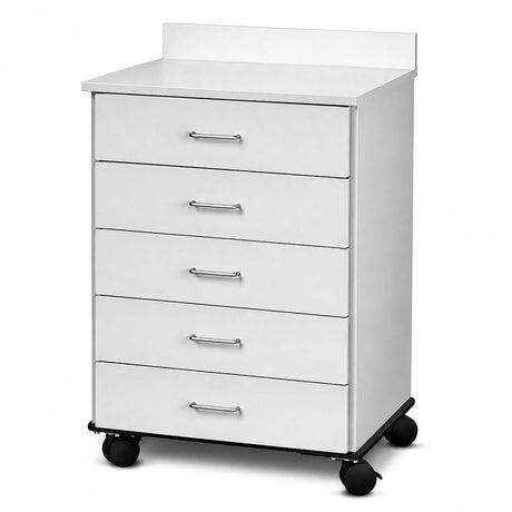 Mobile Treatment Cabinet with 5 Drawers