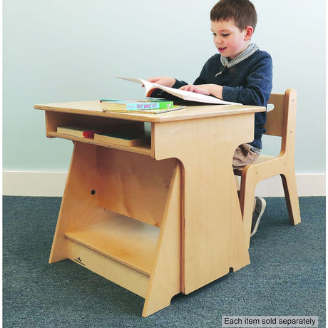Whitney Brothers Convertible Student Desk – Adjustable Classroom Desk