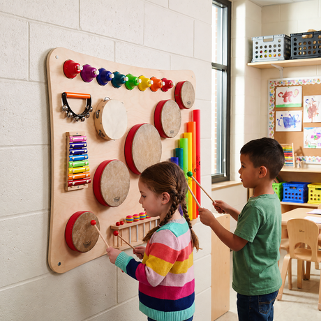Paradiddle Percussion Activity Wall Panel