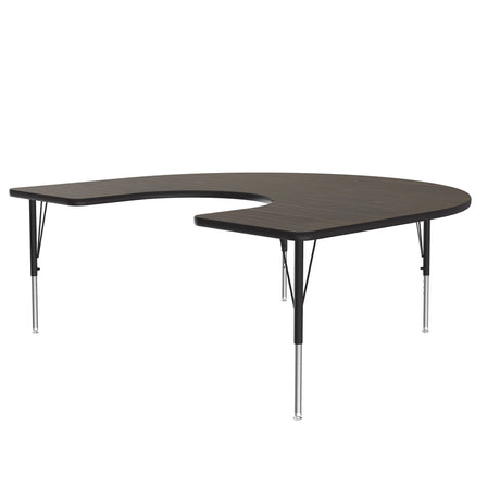 Correll EconoLine Melamine Horseshoe Top Activity Table - Classroom Table