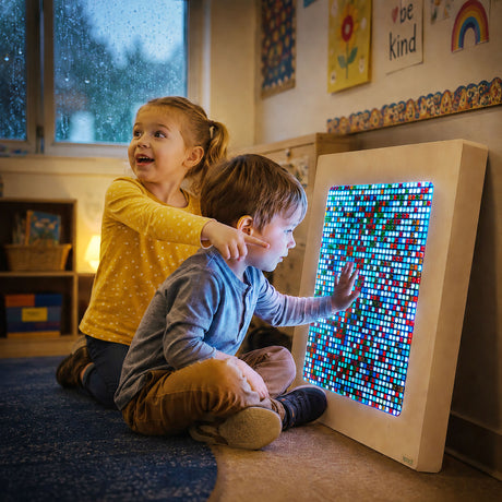 Razzle-Dazzle Marble Wall LED Sensory Panel