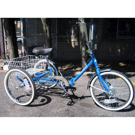 Worksman Port-O Junior Folding Trike Three Speed with Coaster Brake and Caliper Brake