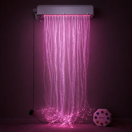 Superactive LED Fiber Optic Wall Cascade