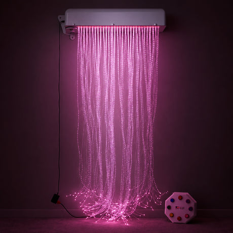Superactive LED Fiber Optic Wall Cascade