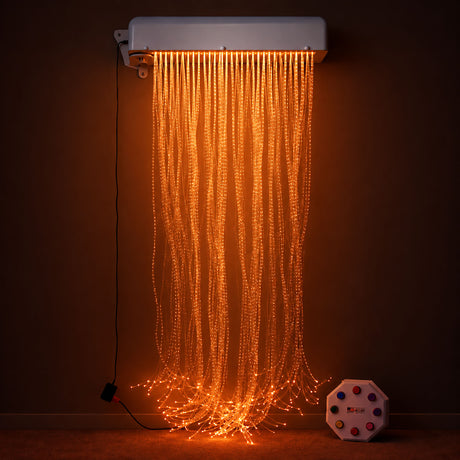 Superactive LED Fiber Optic Wall Cascade