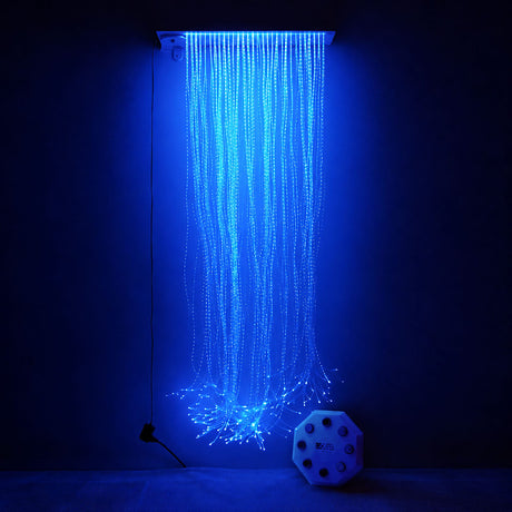 Superactive LED Fiber Optic Wall Cascade