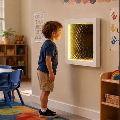 Wall Mounted Calming LED Infinity Tunnel