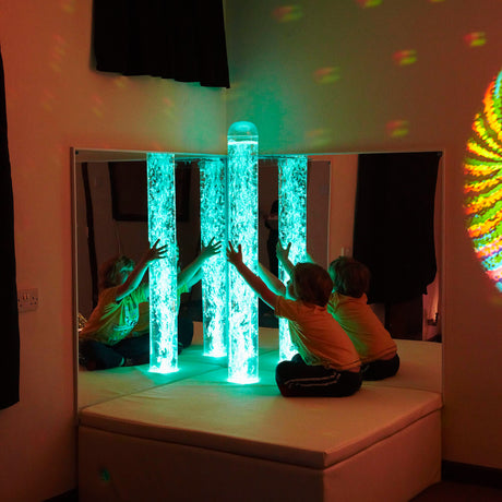 Interactive Bubble Tube Corner