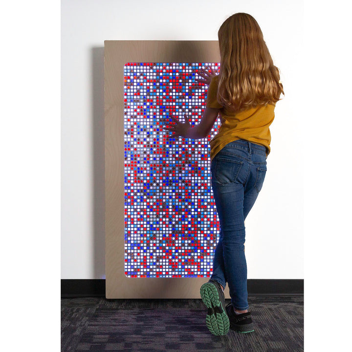Large Razzle-Dazzle Marble LED Sensory Wall Panel - Visual & Tactile Stimulation