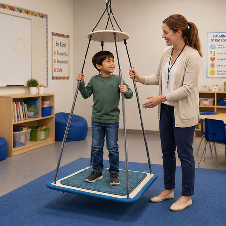 Spark Sensory Padded Clinical Platform Swing | Autism Therapy Swing