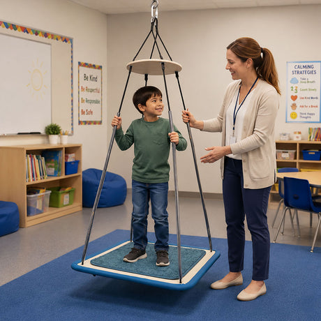 Spark Sensory Padded Clinical Platform Swing | Autism Therapy Swing