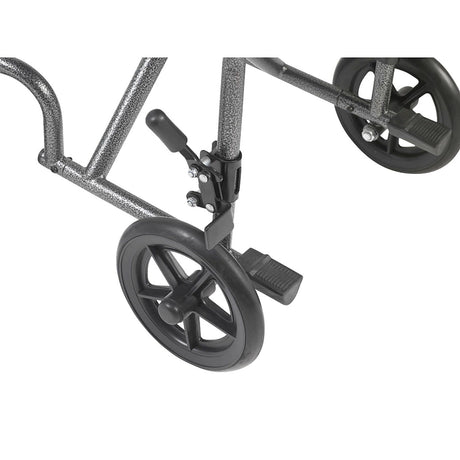 Drive Medical Steel Transport Chair - Lightweight Wheelchair
