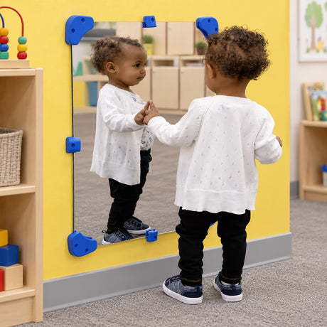 Children's Factory Shatterproof Wall Mirror | Classroom Safety Mirror