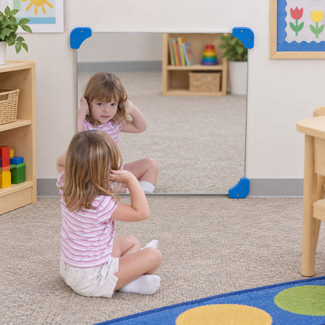 Children's Factory Shatterproof Wall Mirror | Classroom Safety Mirror