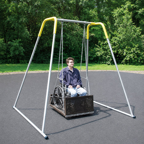 ADA Wheelchair Swing Platform with Frame