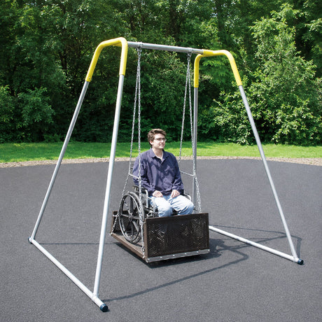 ADA Wheelchair Swing Platform with Frame