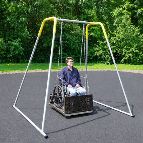 ADA Wheelchair Swing Platform with Frame