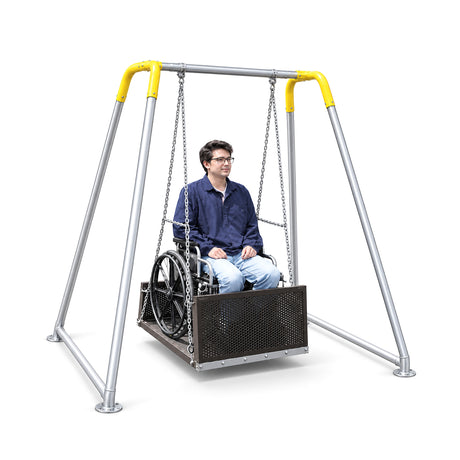 ADA Wheelchair Swing Platform with Frame