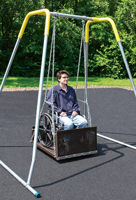 SportsPlay ADA Wheelchair Swing Platform with Frame