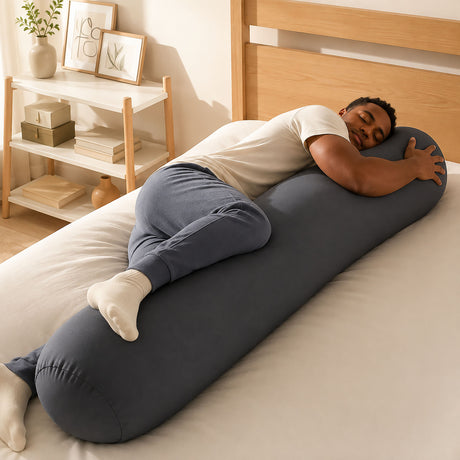 Yogibo Roll Body Support Pillow – Flexible Bolster Cushion for Comfort & Positioning