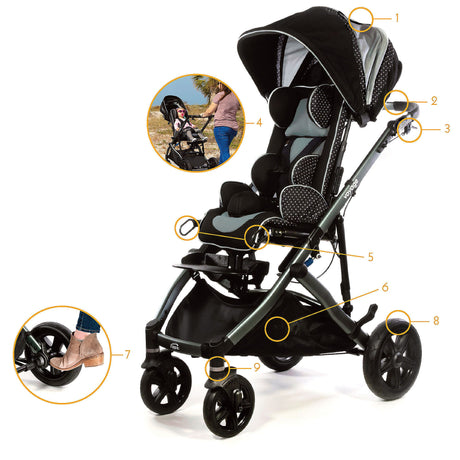 Zippie Voyage Early Intervention Stroller - Moderate Seating