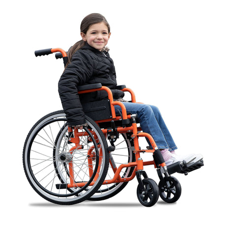 Circle Specialty Ziggo Pediatric Wheelchair – Lightweight, Folding Child Mobility Chair