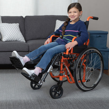 Circle Specialty Ziggo Pediatric Wheelchair – Lightweight, Folding Child Mobility Chair