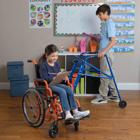 Circle Specialty Ziggo Pediatric Wheelchair – Lightweight, Folding Child Mobility Chair