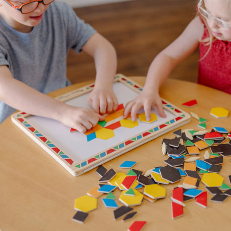 Melissa & Doug Magnetic Pattern Block Set - Pattern Sequencing