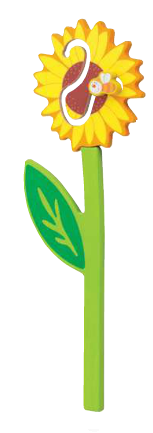 HABA Pro Sunflower with Little Bee Wall Decor