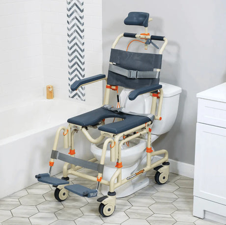 ShowerBuddy Roll-InBuddy Tilt SB3T Shower Commode Chair